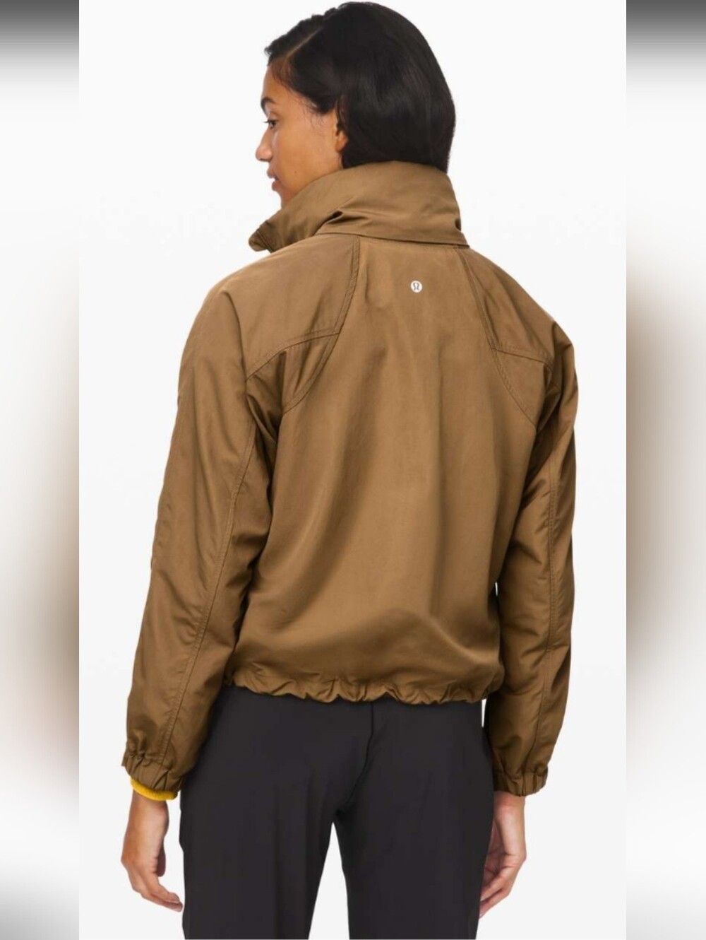 lululemon athletica Tan Puffer Jacket with High Collar - Picture 3 of 12